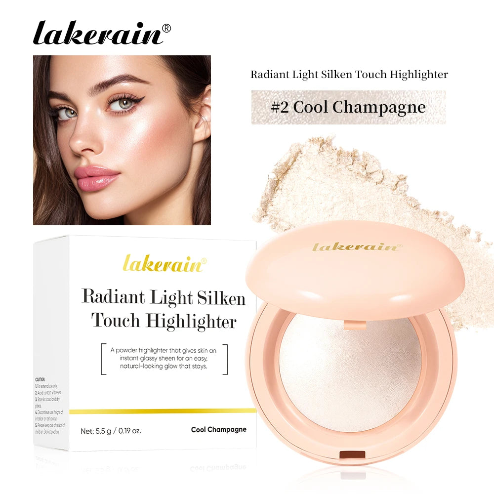 Shimmer Powder Highlighter Face Contouring Makeup