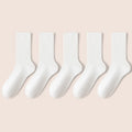 Polyester Elastane Women Mid Tube Casual Socks