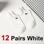 Polyester Elastane Low Cut Casual Heart Print Women Socks