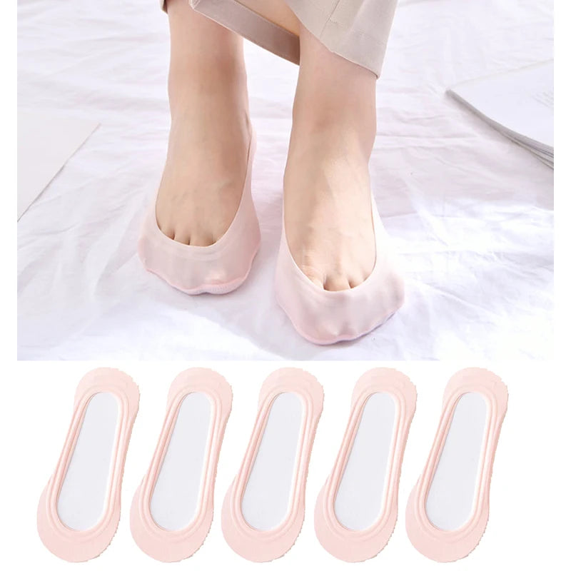 Invisible Polyester Women Boat Socks - 29
