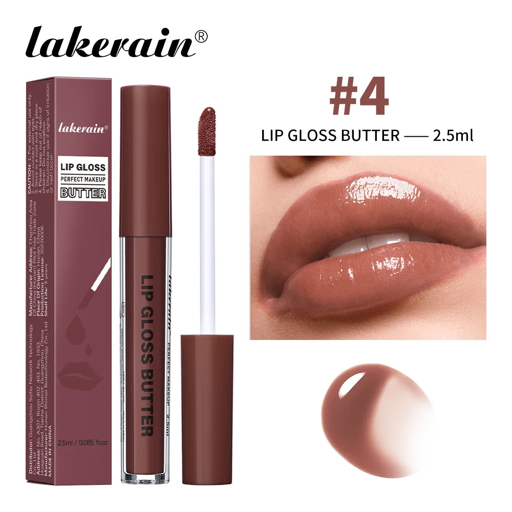 Moisturizing Liquid Lip Gloss Butter With High Shine Finish