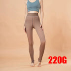Fleece Lined Nylon Elastane Winter Tights