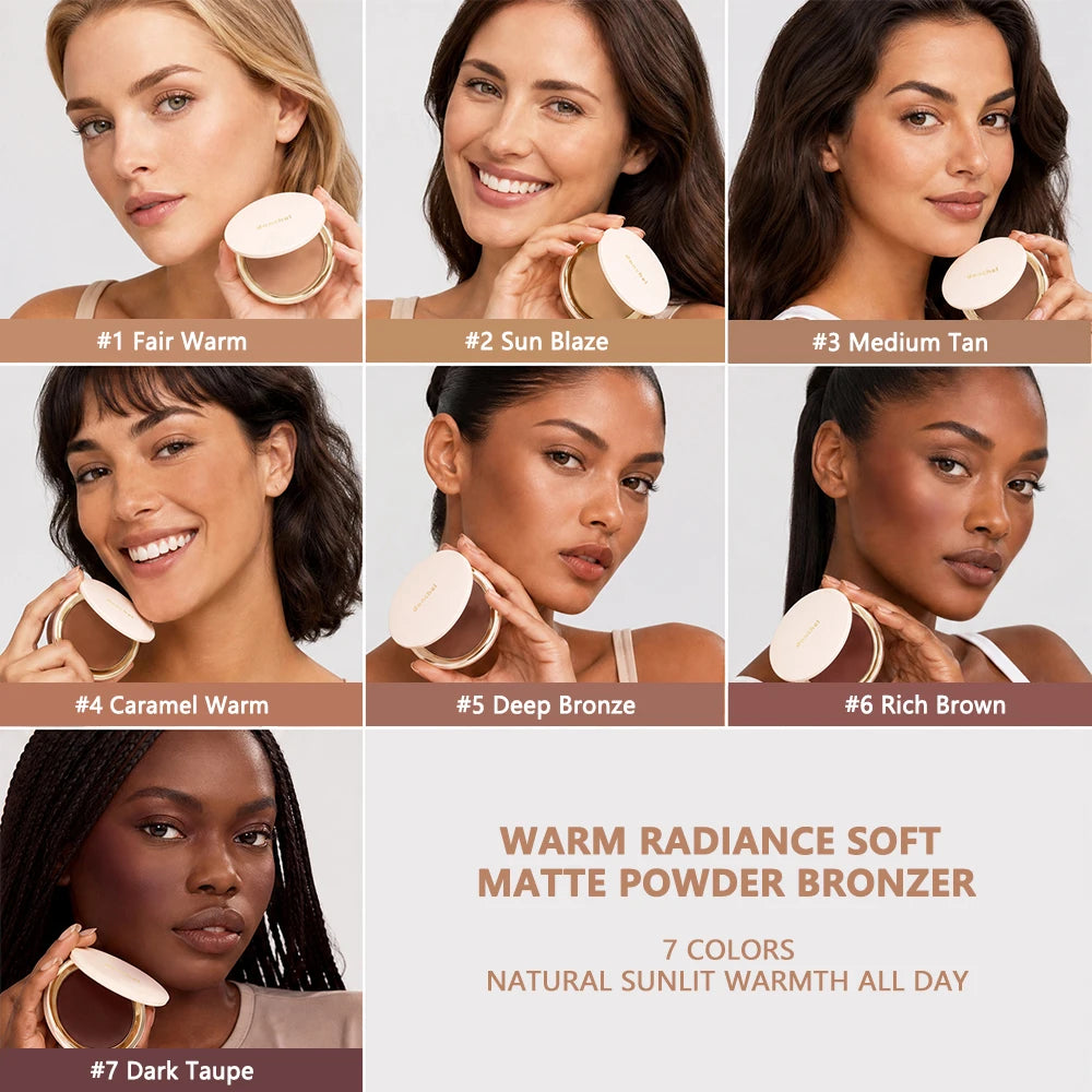 Pressed Powder Bronzer Matte Contour Makeup