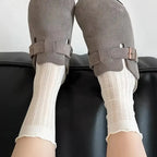 Polyester Elastane Mesh Mid Tube Casual Socks