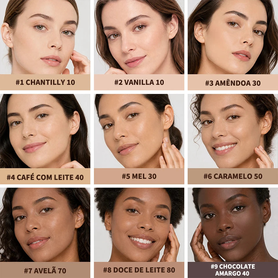 Liquid Foundation Velvet Matte Face Makeup