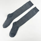 Polyester Elastane Vertical Texture Calf Socks