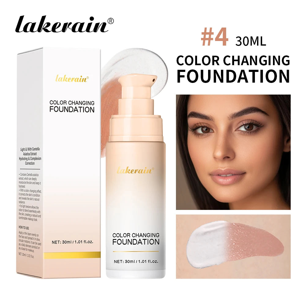 Color Changing Liquid Foundation Moisturizing Base Makeup - 24