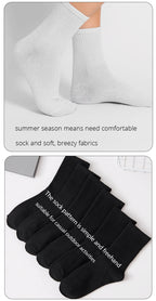 Polyester Spandex Blend Casual Dress Socks