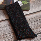 Shiny Metallic Cotton Blend Mid Tube Casual Socks