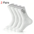 Polyester Spandex Casual Middle Tube Socks