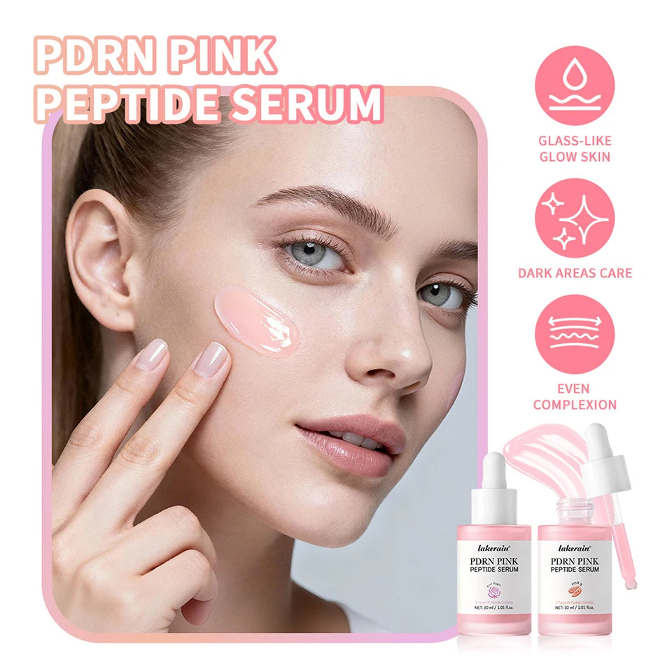 Pore Refining Toner Pads and Peptide Facial Serum Skin Care Set