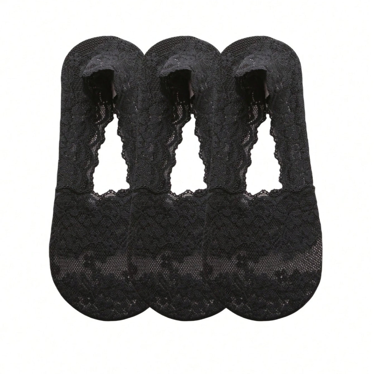 Womens Polyester Elastane Low Cut Invisible Liner Socks