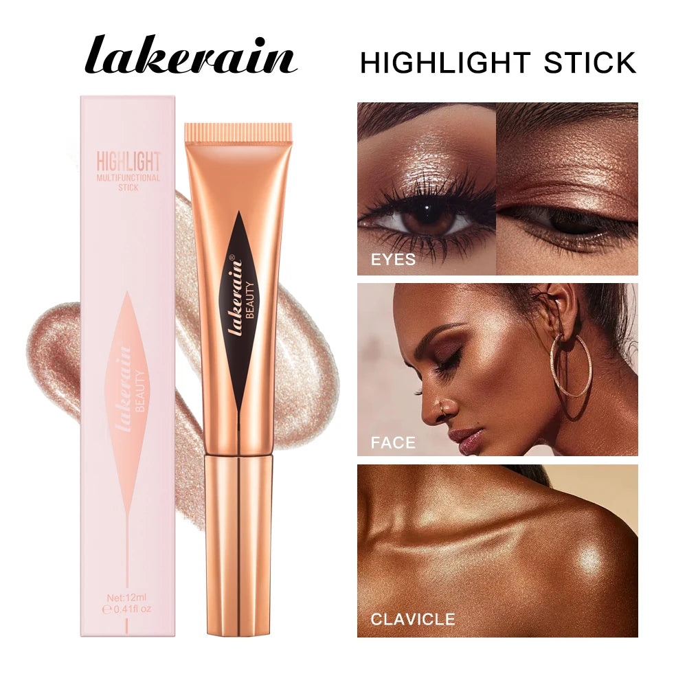 Liquid Face Contour Highlighter and Blush Wand Makeup Applicator