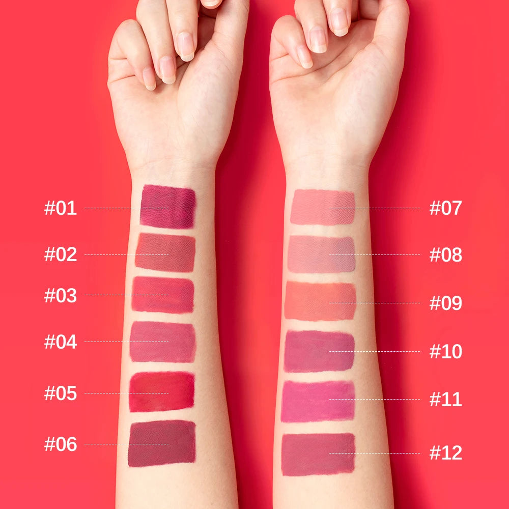 Matte Velvet Liquid Lipstick Waterproof Long Lasting Lip Glaze