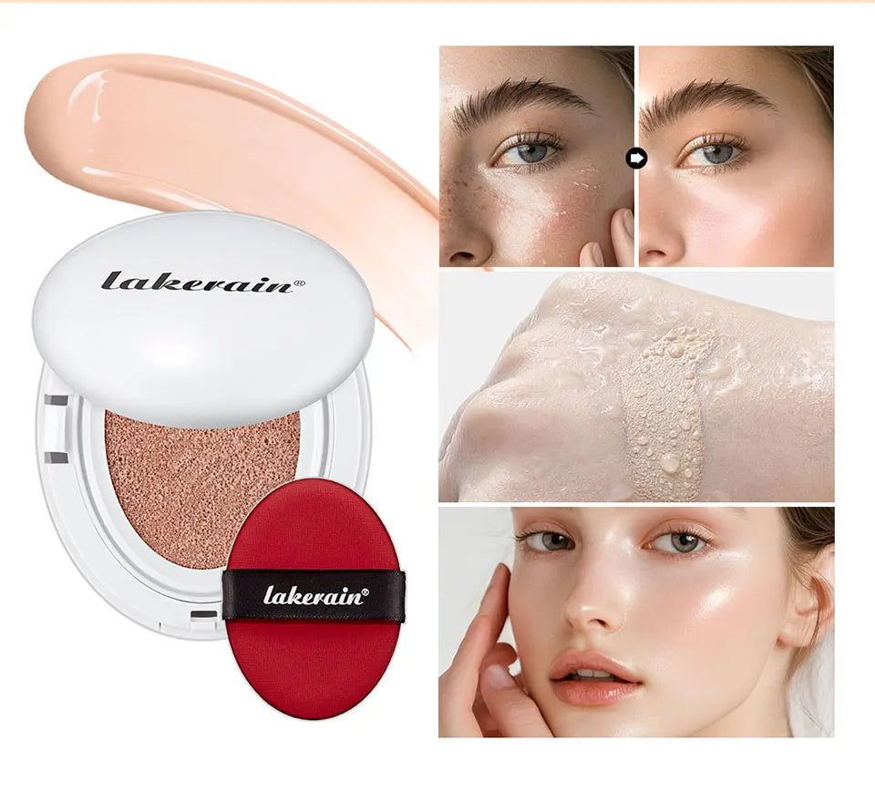 Liquid Foundation Air Cushion Compact for Hydrating Glow Finish
