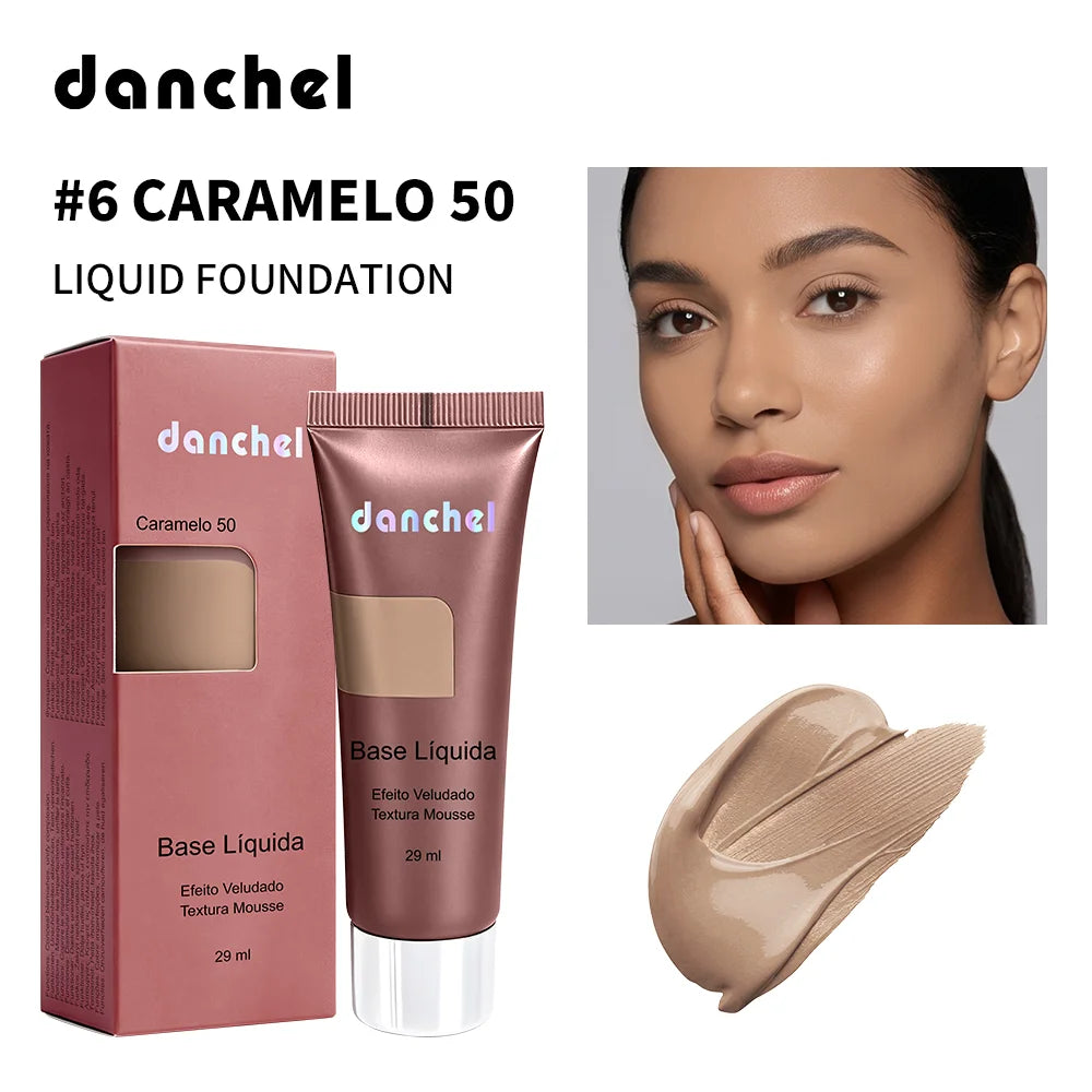 Liquid Foundation Velvet Matte Face Makeup