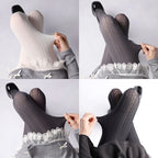 Nylon Knit Patterned Tights Women Lolita Pantyhose