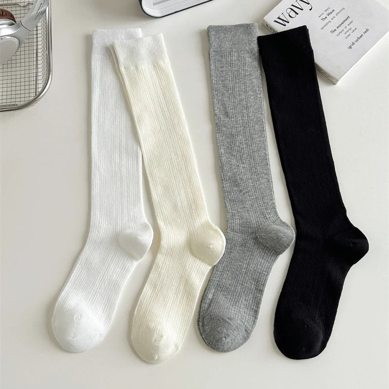 Cotton Blend Breathable Casual Socks For Women