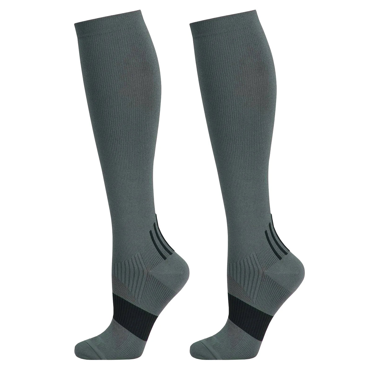 Nylon Elastane Compression Socks for Sports and Travel