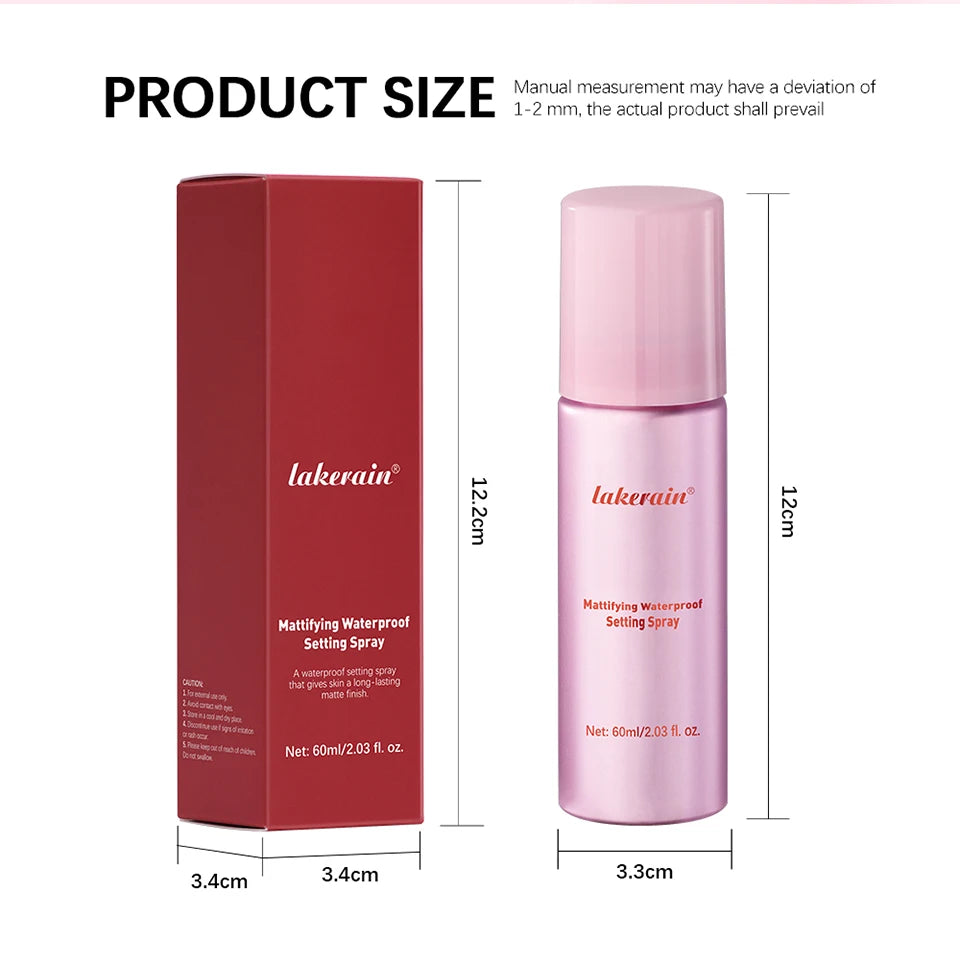 Matte Finish Waterproof Makeup Setting Spray