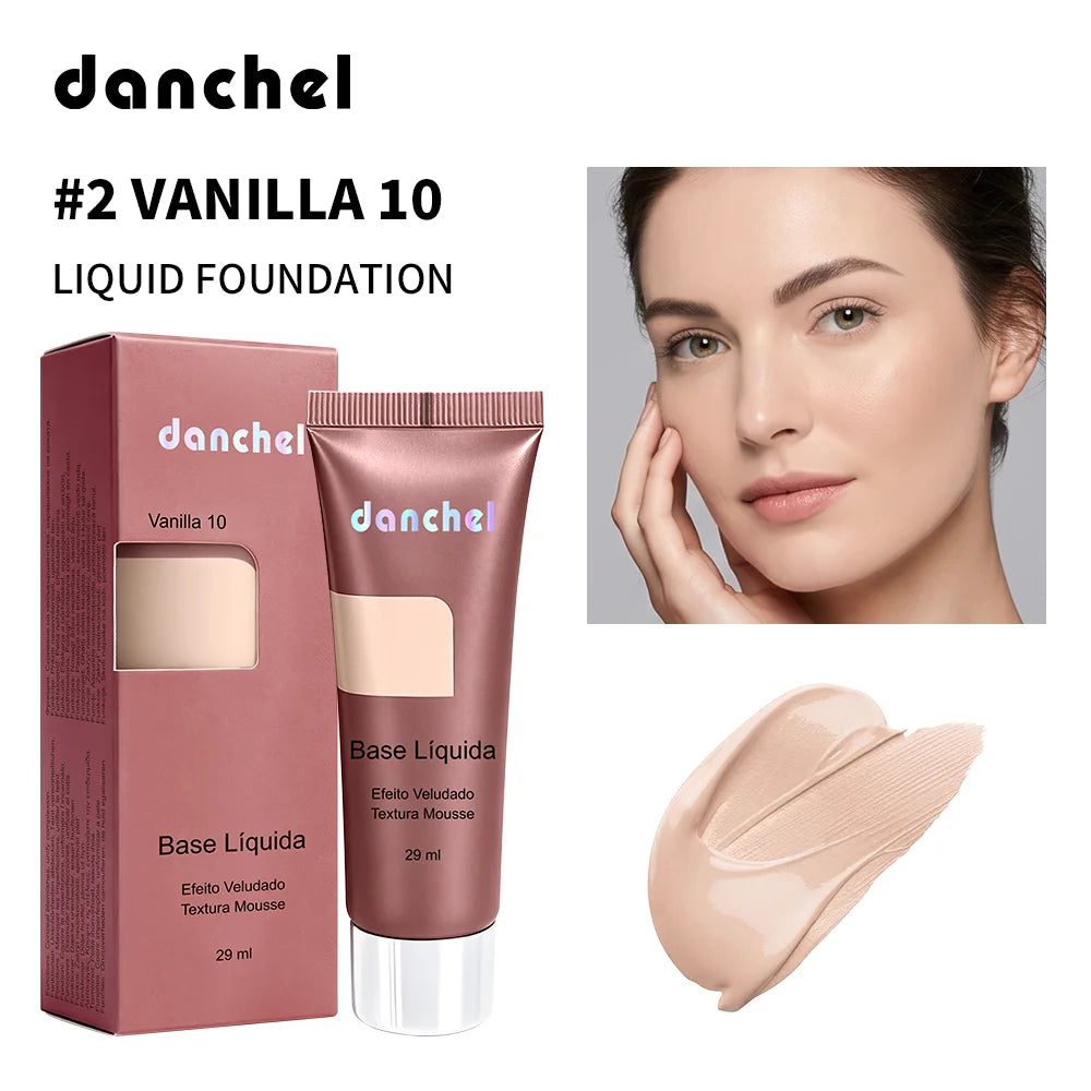 Liquid Foundation Velvet Matte Face Makeup
