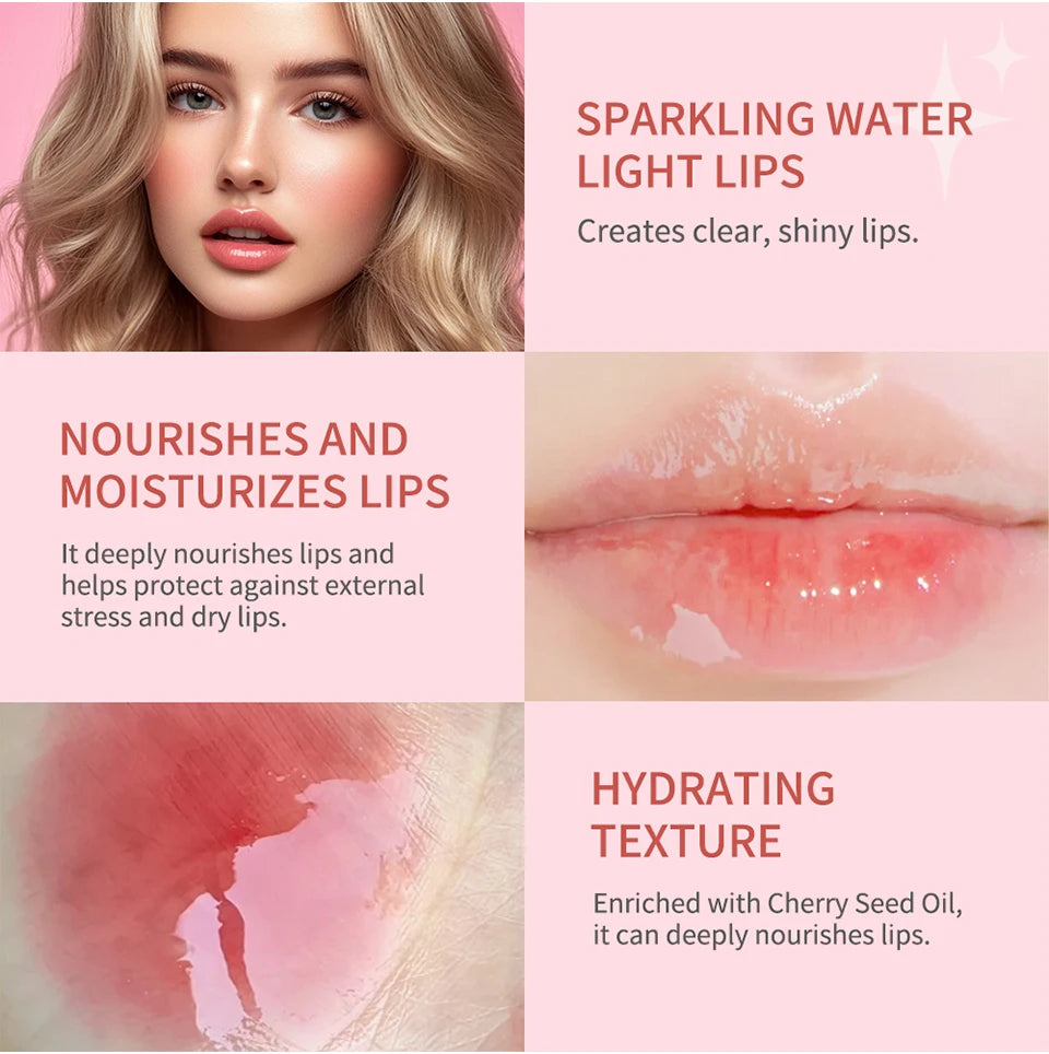 Hydrating Lip Glow Oil Moisturizing Lip Gloss - 9