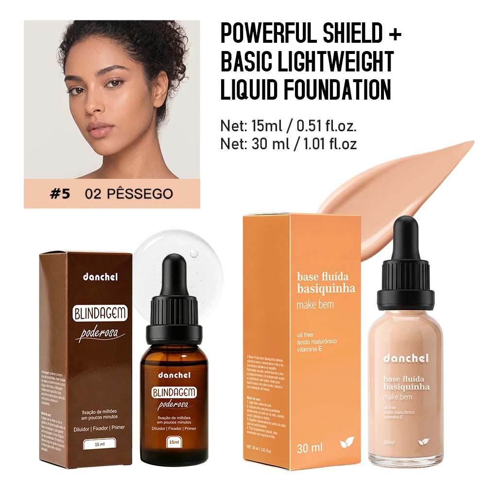 Liquid Foundation and Primer Makeup Set - 23