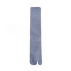 Cotton Blend Two Toe Tabi Socks Breathable Mesh Casual Mid Calf