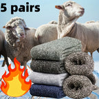 Polyester Elastane Blend Crew Socks 5 Pack