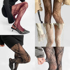 Floral Lace Mesh Pantyhose Women Nylon Tights