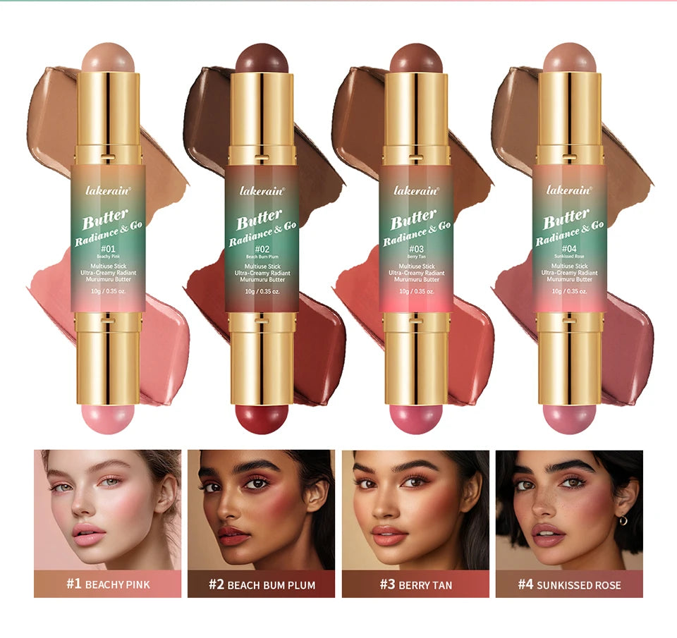 Double Ended Cream Bronzer and Blush Makeup Stick