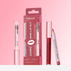Mini Lip Liner Lipstick and Lip Gloss Makeup Set