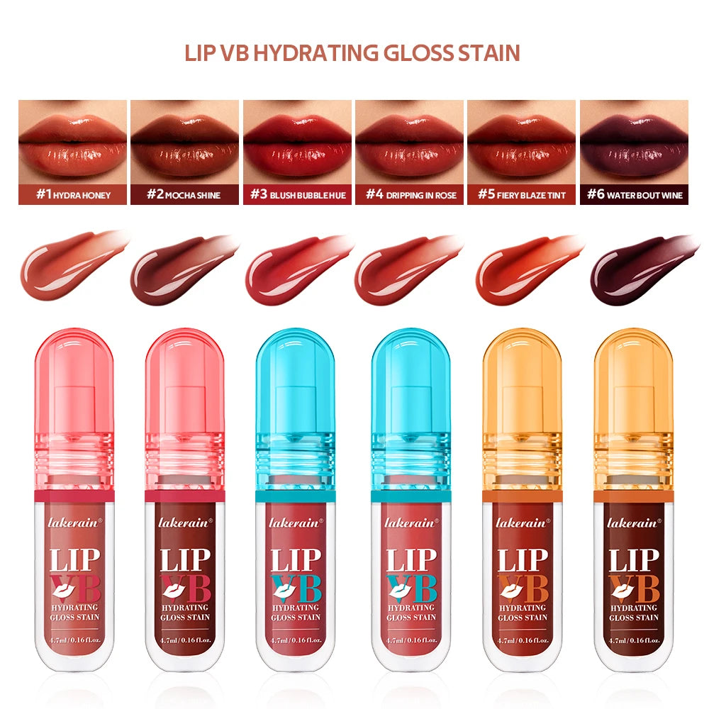 Hydrating Lip Gloss Stain Long Lasting Moisturizing Tint - 2