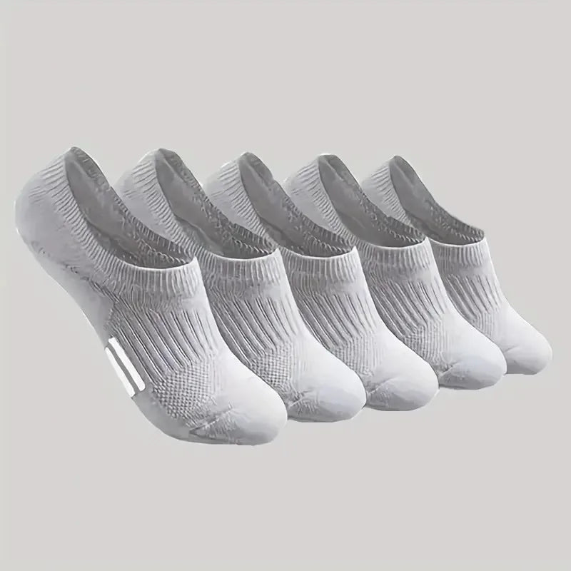 Polyester Spandex Low Cut Invisible Women Casual Socks - 11