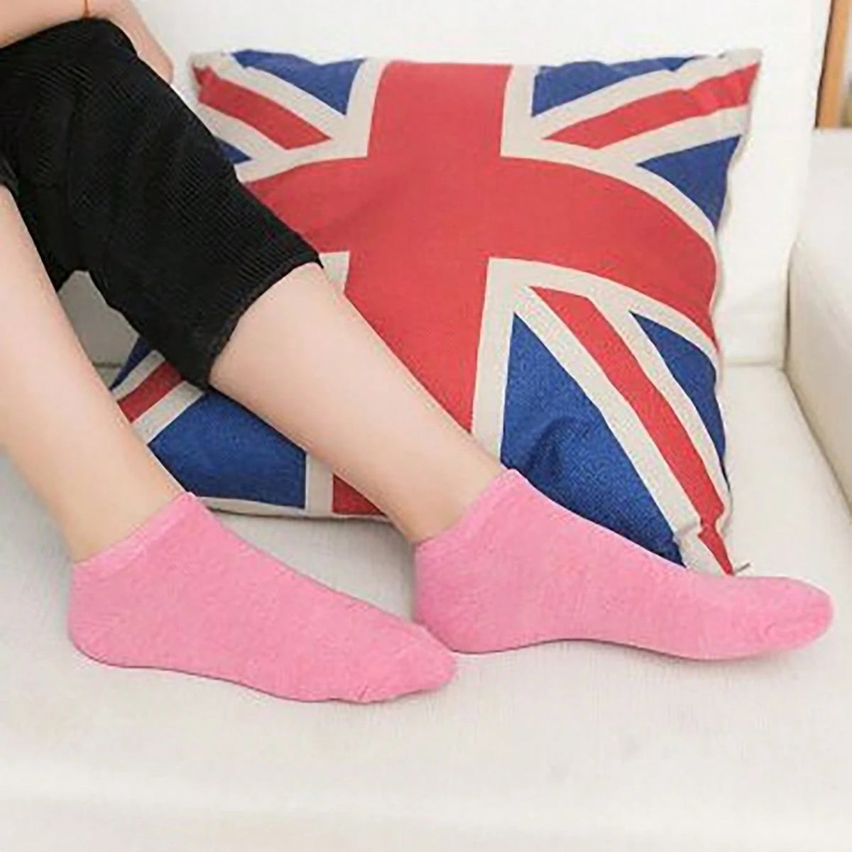 Polyester Elastane Women Ankle Socks 10 Pack