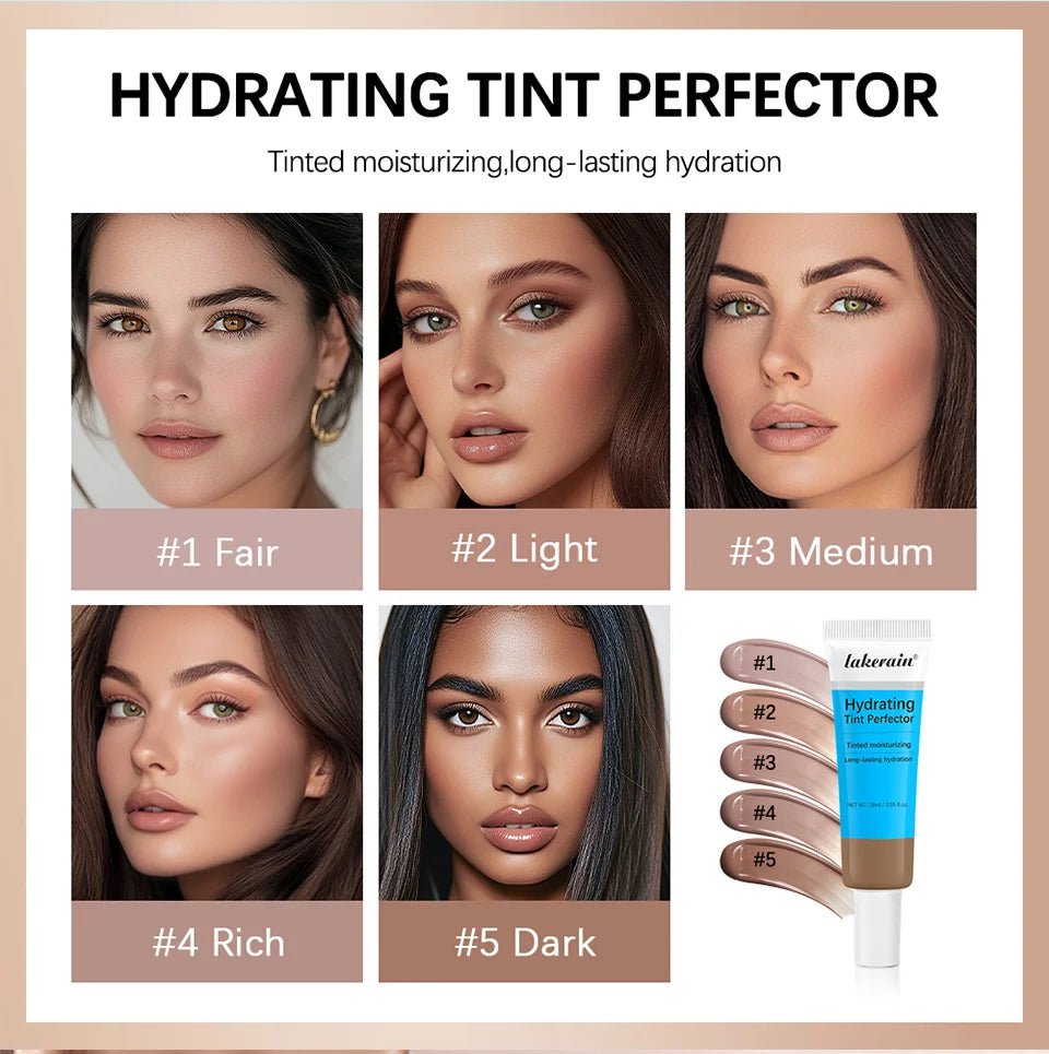 Liquid Foundation Moisturizing Tinted Face Cream - 8