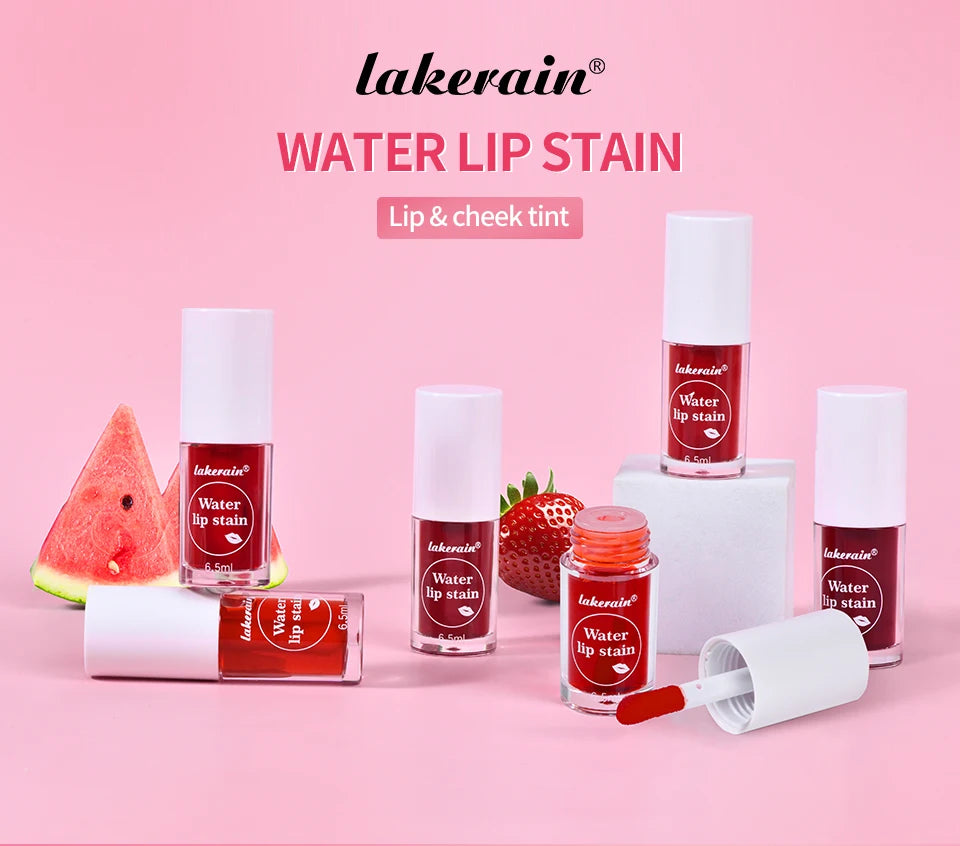 Waterproof Liquid Lip Stain And Cheek Tint