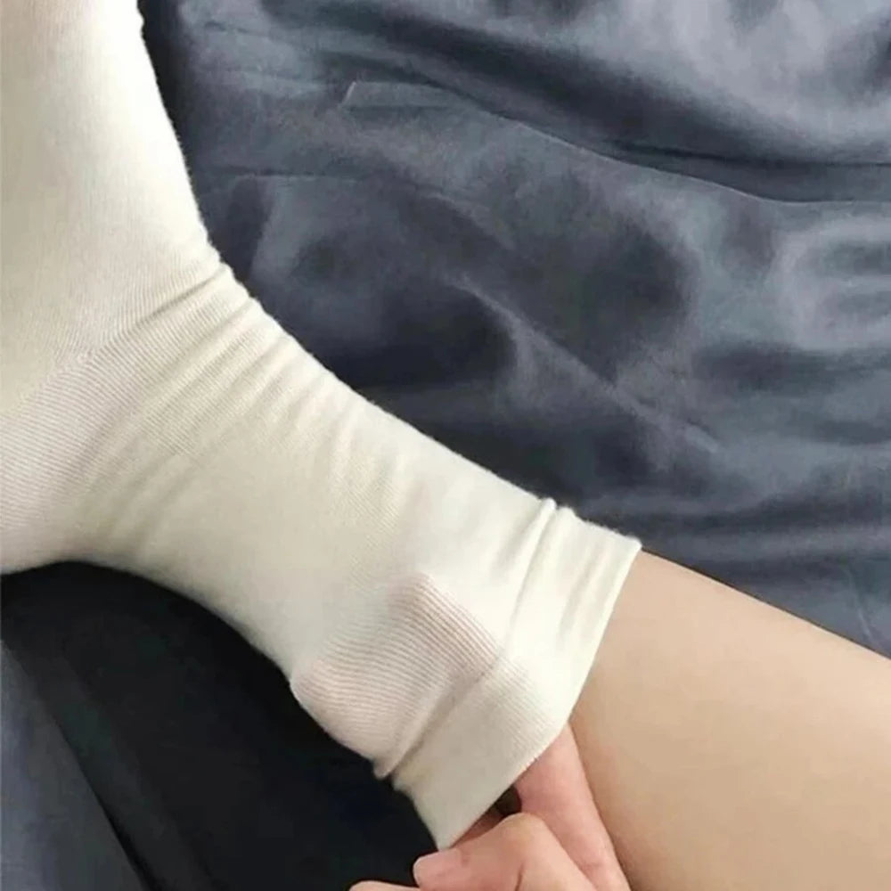 7 Pairs Womens Polyester Spandex Mid Tube Casual Socks