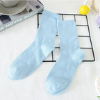 Metallic Knit Women Casual Socks