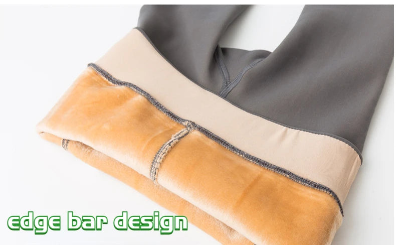 Fleece Lined Elastic Thermal Tights