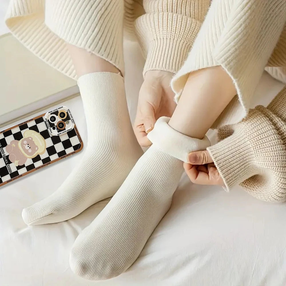 Polyester Elastane Thermal Socks For Women - 6