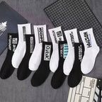 Polyester Elastane Casual Crew Socks