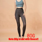 Fleece Lined Nylon Elastane Winter Tights