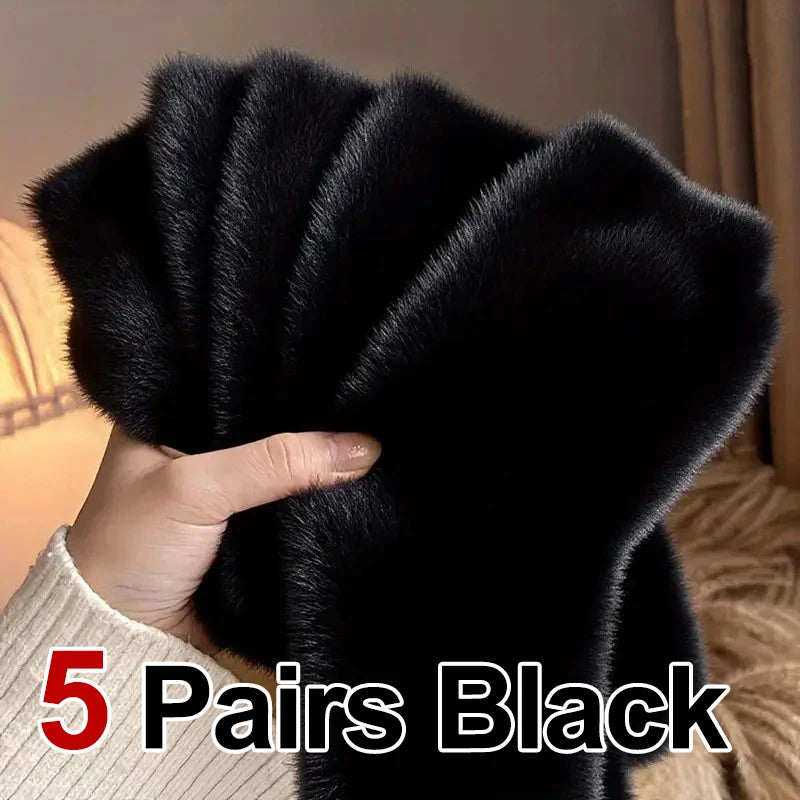 Polyester Elastane Plush Winter Socks