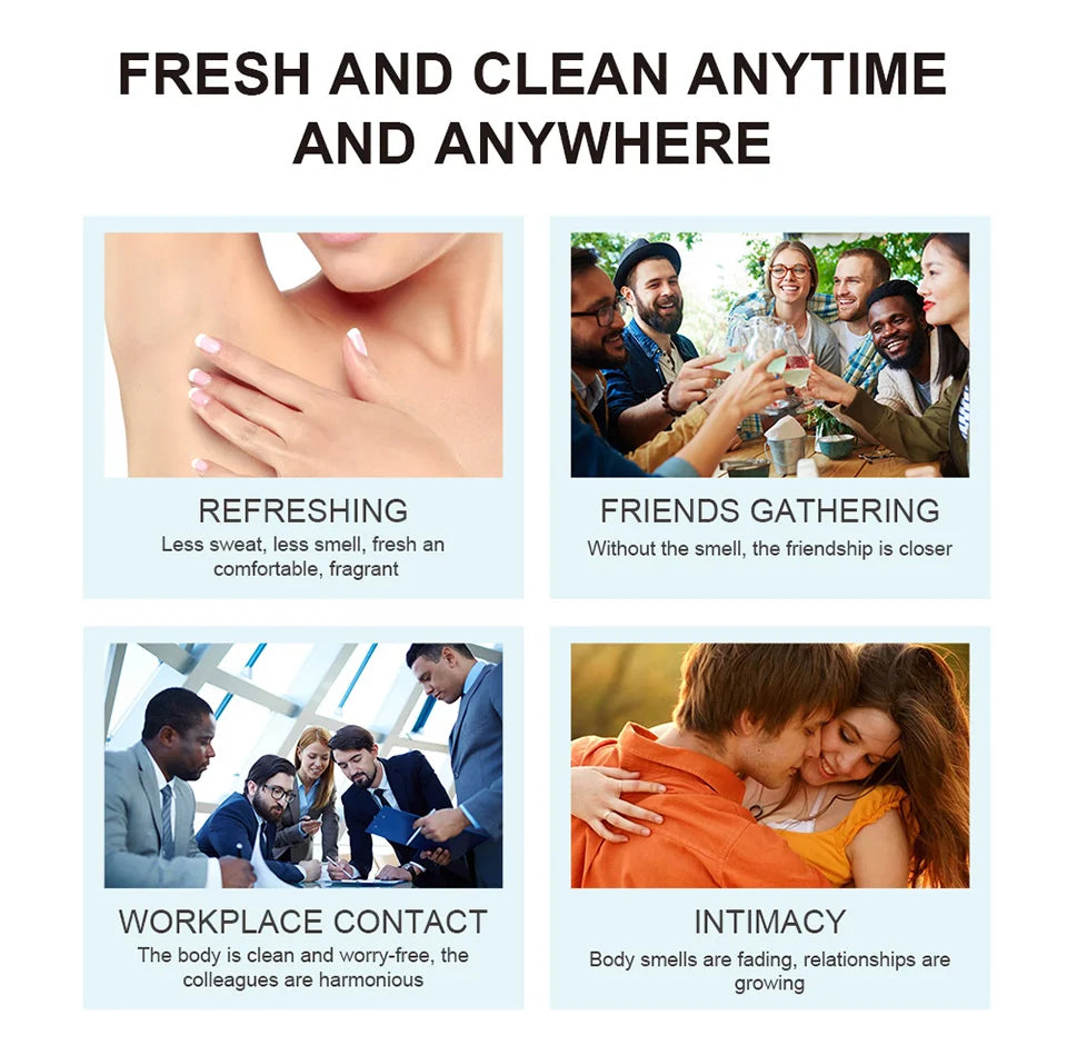 Invisible Body Deodorant Cream 72 Hour Odor Control