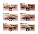Dual Shade Eyebrow Powder Palette with Application Brush