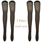 Nylon Elastane Fishnet Thigh High Stockings