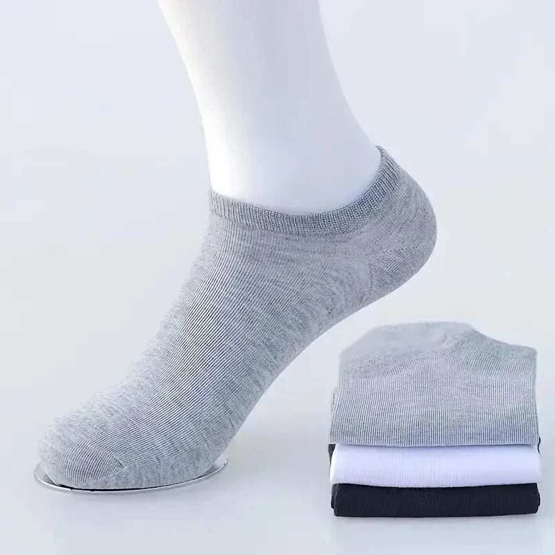 Mens Polyester Spandex Low Cut Ankle Socks