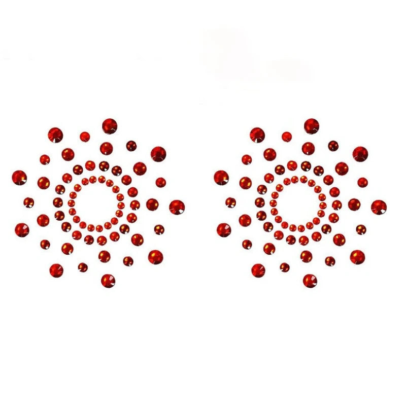 Silicone Rhinestone Nipple Covers