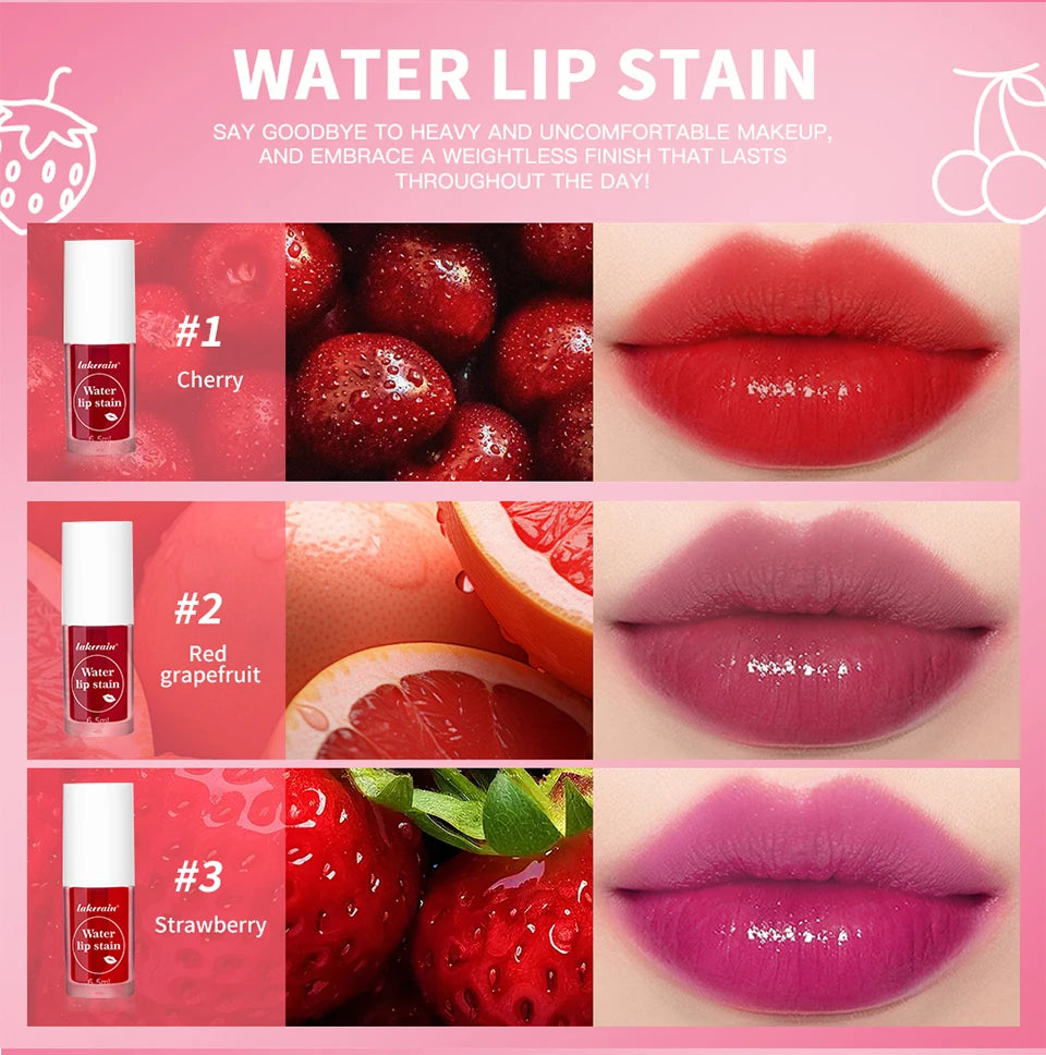 Waterproof Liquid Lip Stain And Cheek Tint